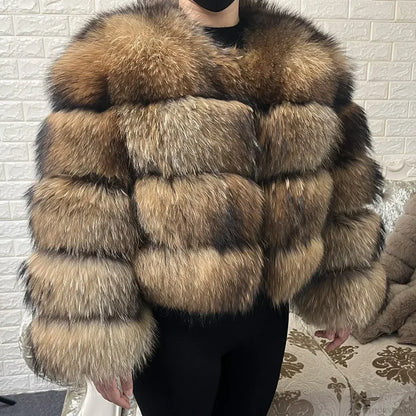 Premium Faux Fur Women's Long Winter Parka Coat