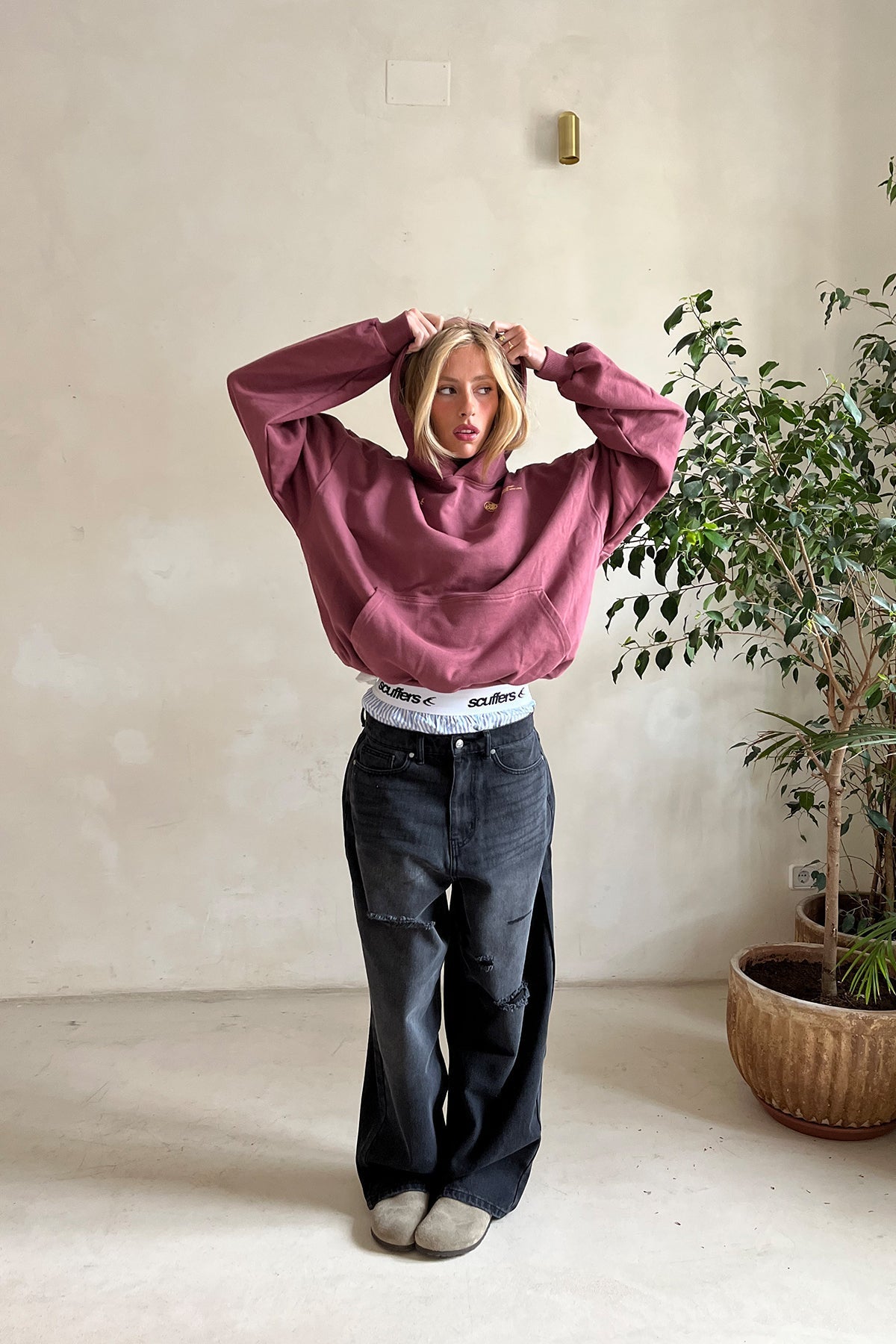 Soft Casual Fleece Hooded Sweatshirt - OutfitLondon