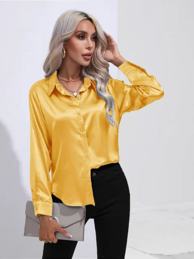 Elegant Women's Long Sleeve Shirt