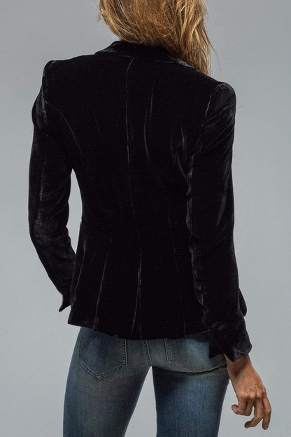 Classic Ladies Notch Lapel Blazer Jacket