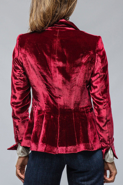 Classic Ladies Notch Lapel Blazer Jacket