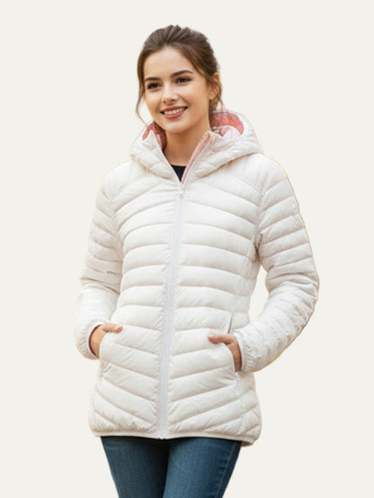 Slim Fit Water Resistant Puffer Coat - OutfitLondon