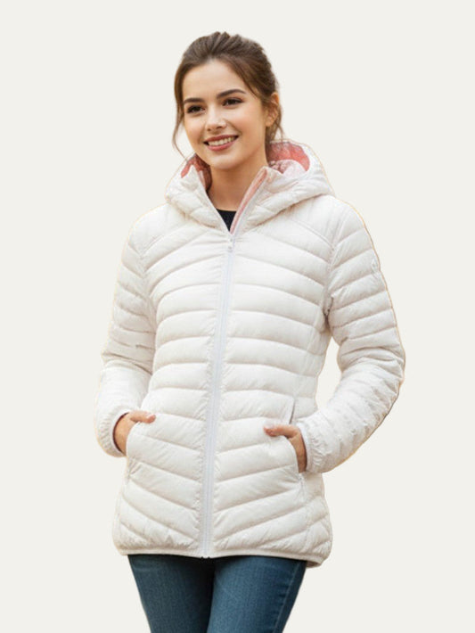 Slim Fit Water Resistant Puffer Coat - OutfitLondon