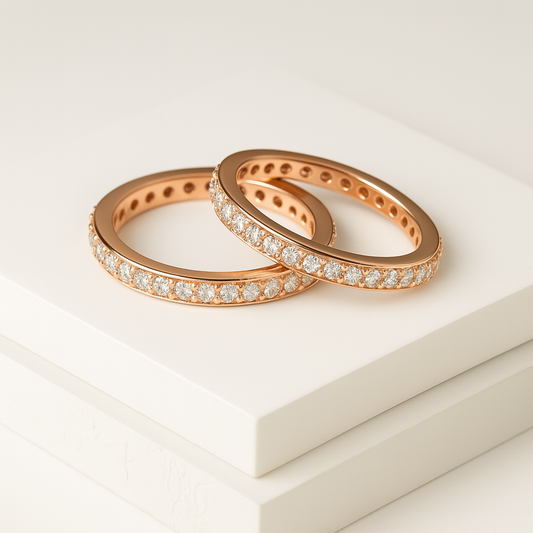 Elegant Women's Gold Circle Ring - OutfitLondon