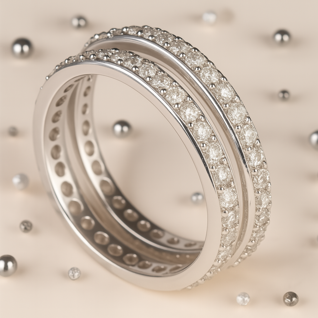 Elegant Women's Gold Circle Ring
