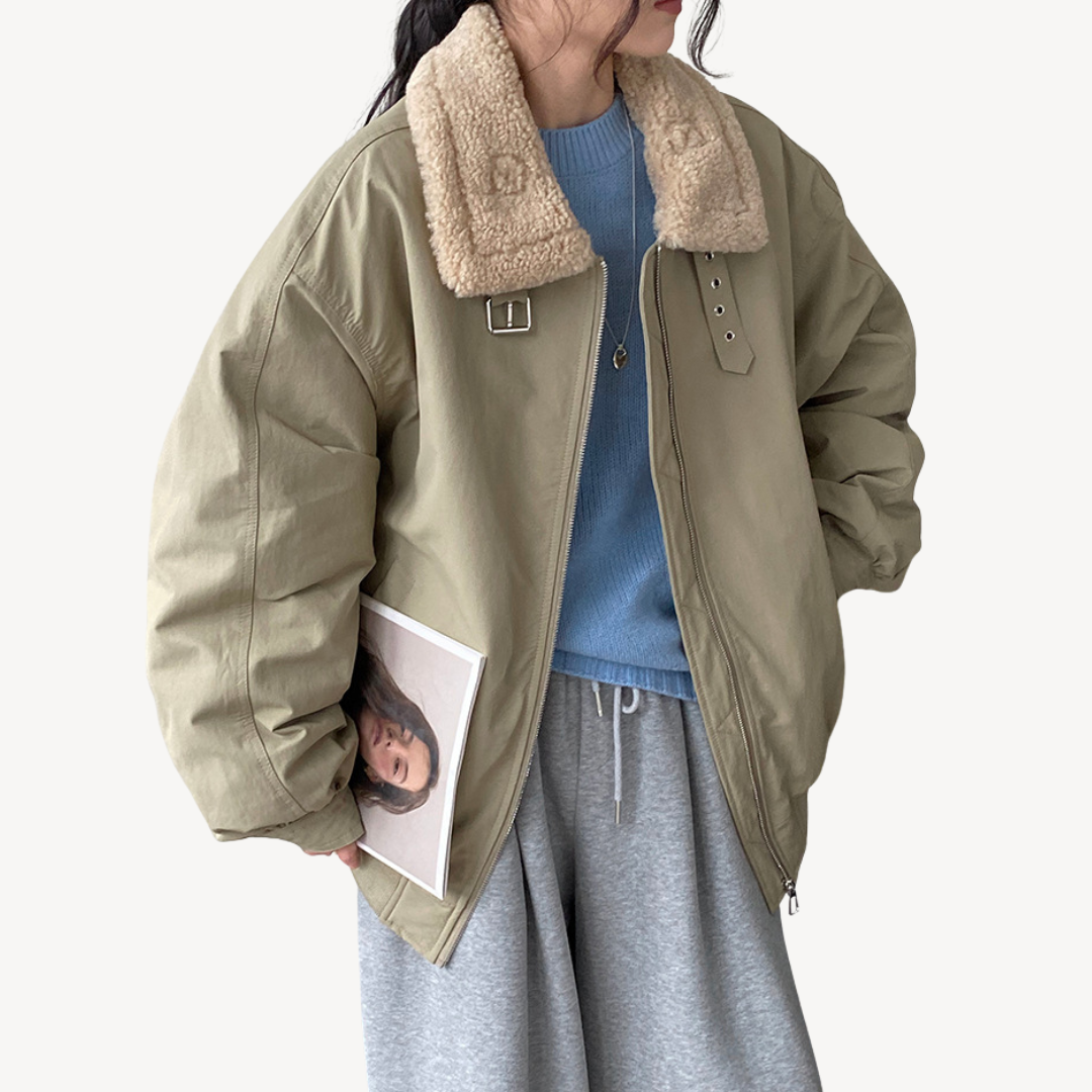 Warm Women's Heavy Fleece Coat