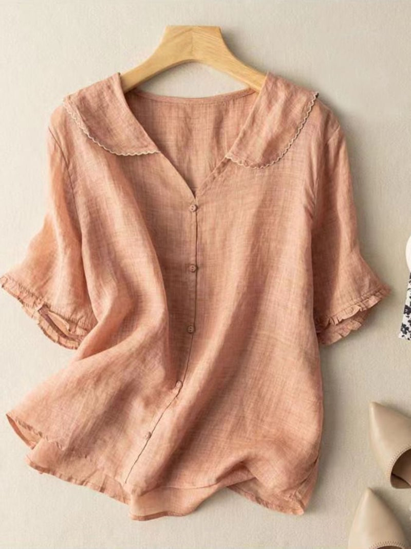 Women's Classic V Neck Casual Tee - OutfitLondon
