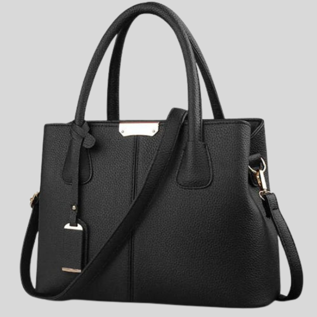 Big Zip Top Women's Tote Handbag - OutfitLondon