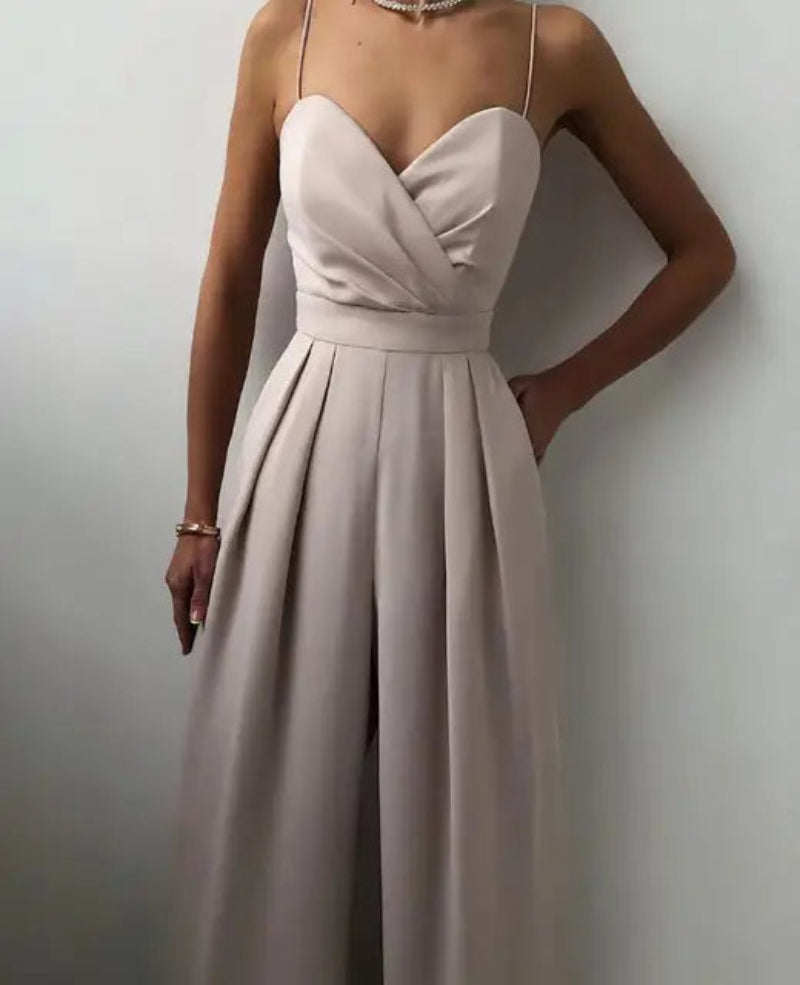 Feminine Crochet Cold Shoulder Jumpsuit