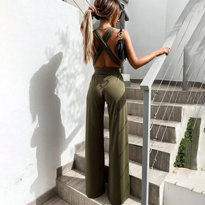 Women's Slim Fit Denim Jumpsuit
