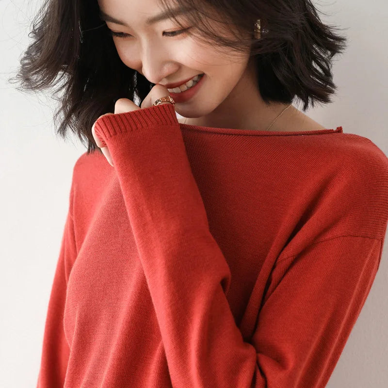 Casual Loose Fit Sweater Top