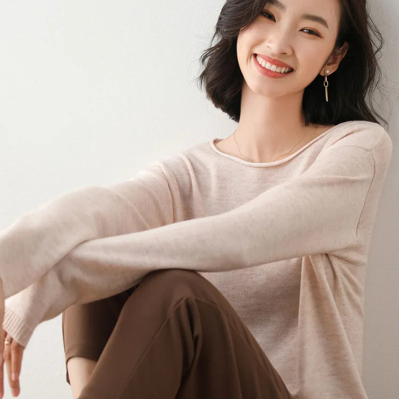 Casual Loose Fit Sweater Top