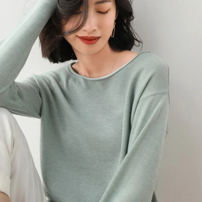 Casual Loose Fit Sweater Top