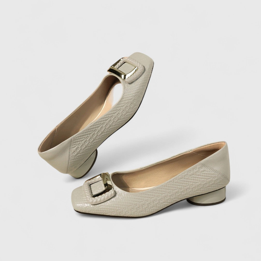 Classic Comfortable Low Heel Shoes