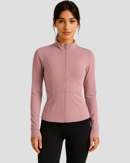 Ladies' Fitted Athletic Windbreaker - OutfitLondon