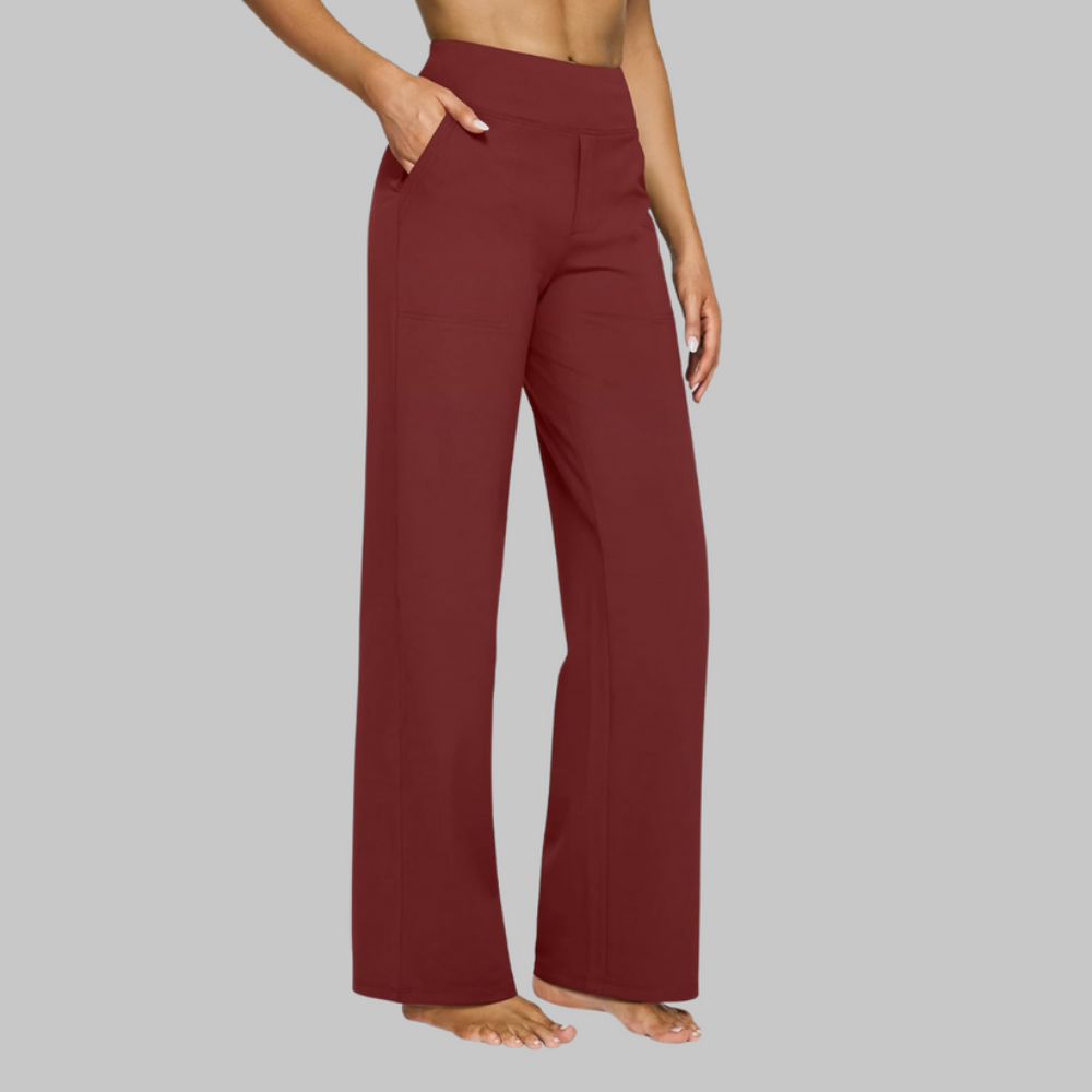 Relaxed Fit Women's Stretchy Casual Pants
