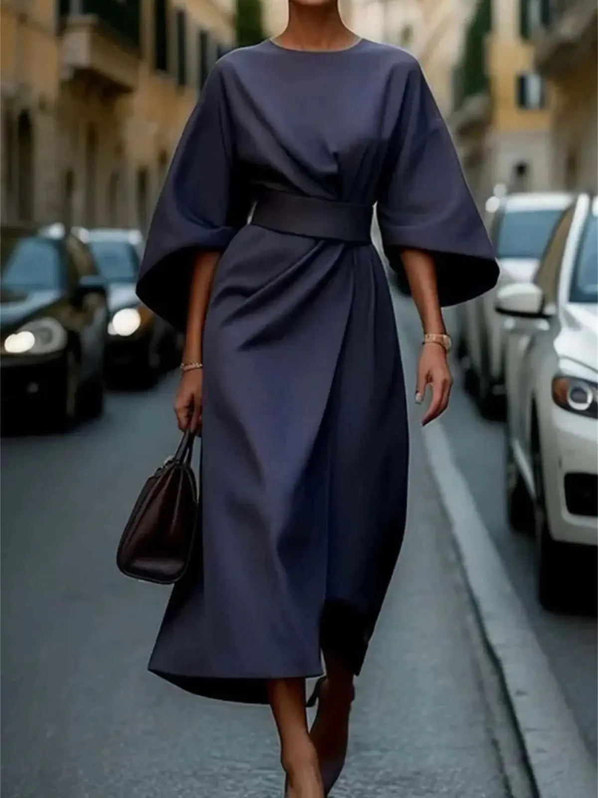 Stylish Mid Length Women's Dress