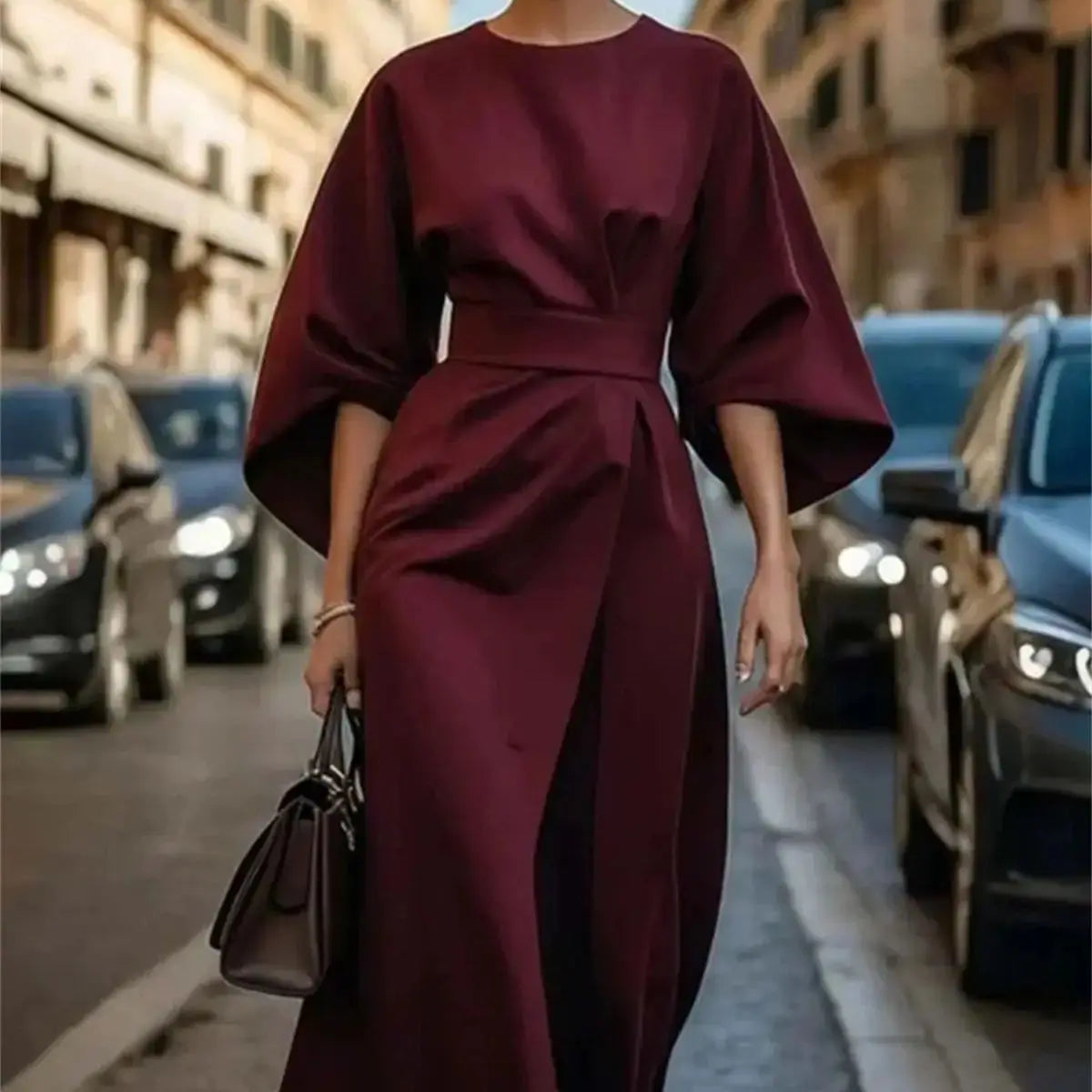 Stylish Mid Length Women's Dress