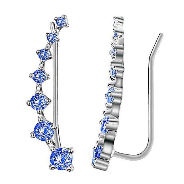 Glittering Crystal Women's Stud Earrings