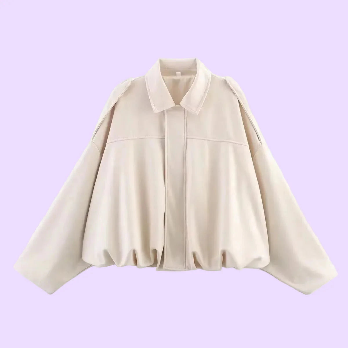 Soft Faux Suede Women's Bomber Jacket