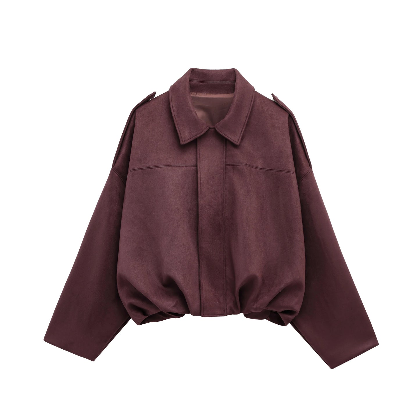 Classic Women's Suede Biker Jacket for Fall