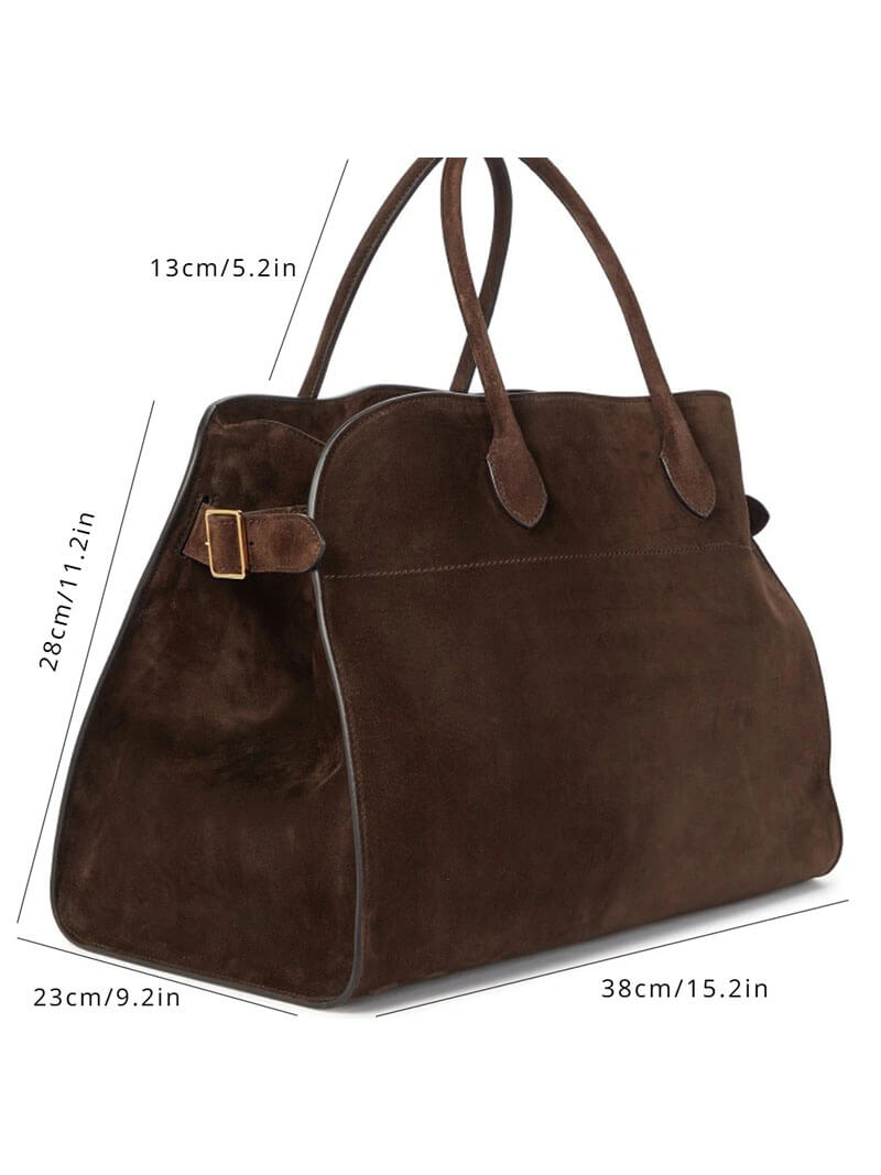 Luxury Suede Tote Bag Big Capacity Handbag