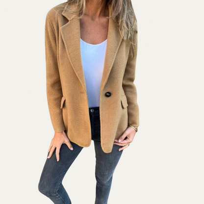 Casual Fit Open Front Women's Blazer