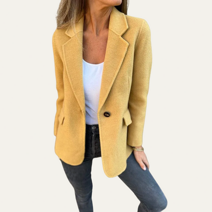 Casual Fit Open Front Women's Blazer