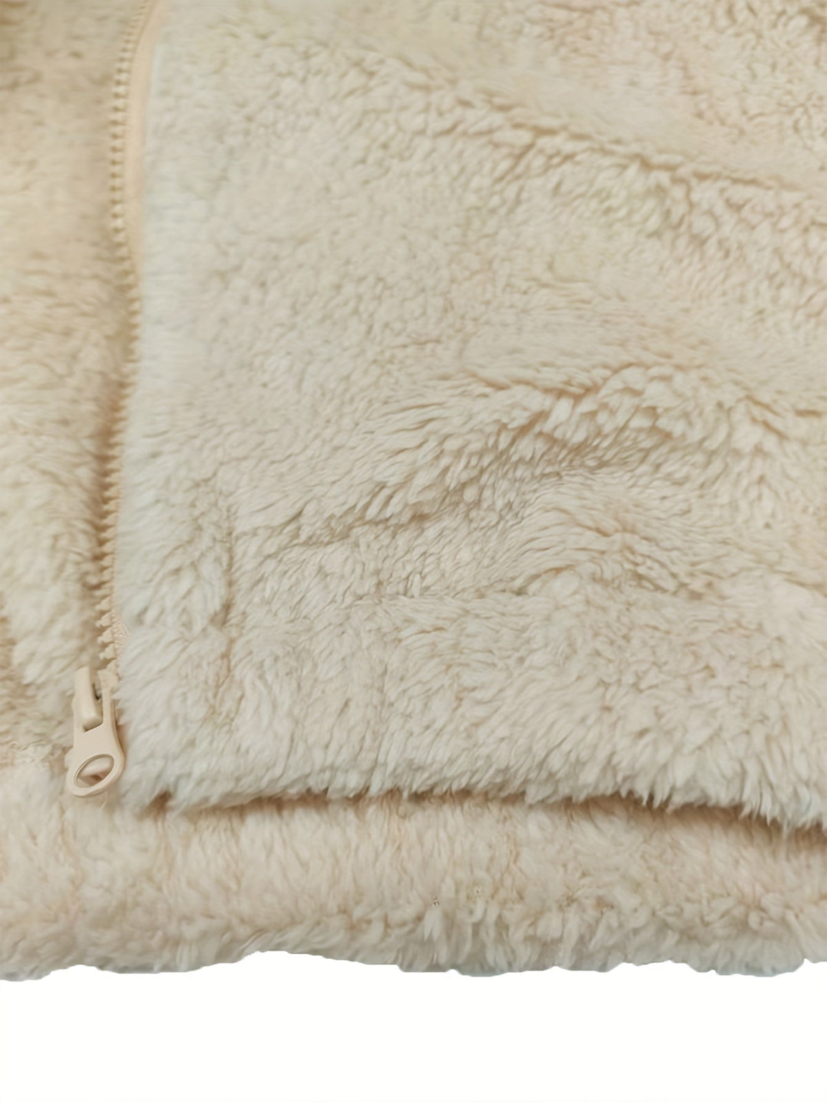 Women's Casual Teddy Fleece Zip-Up Vest