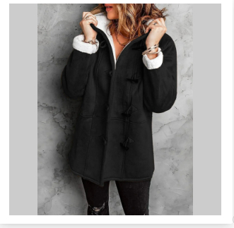 Women's Faux Suede Parka Coat with Soft Insulation