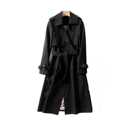 Classic Double Breasted Ladies Trench Coat