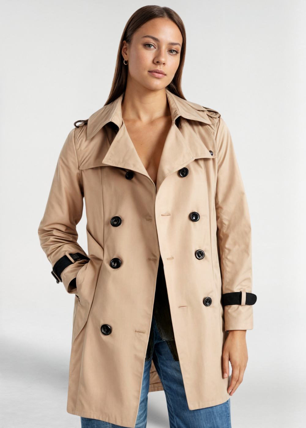 Classic Ladies Waterpoof Trench Coat
