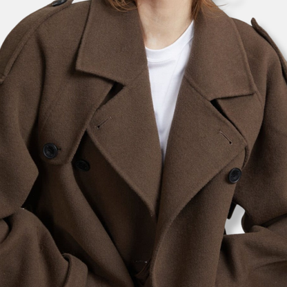 Ladies Long Waterproof Trench Coat