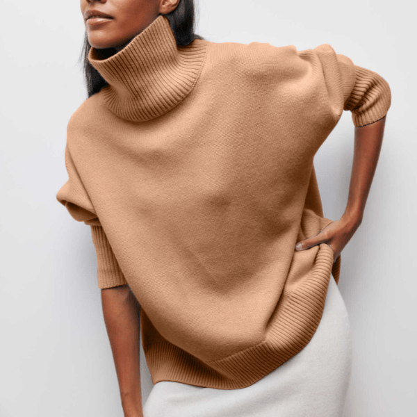Women's Cozy Loose Crew Neck Jumper Sweater