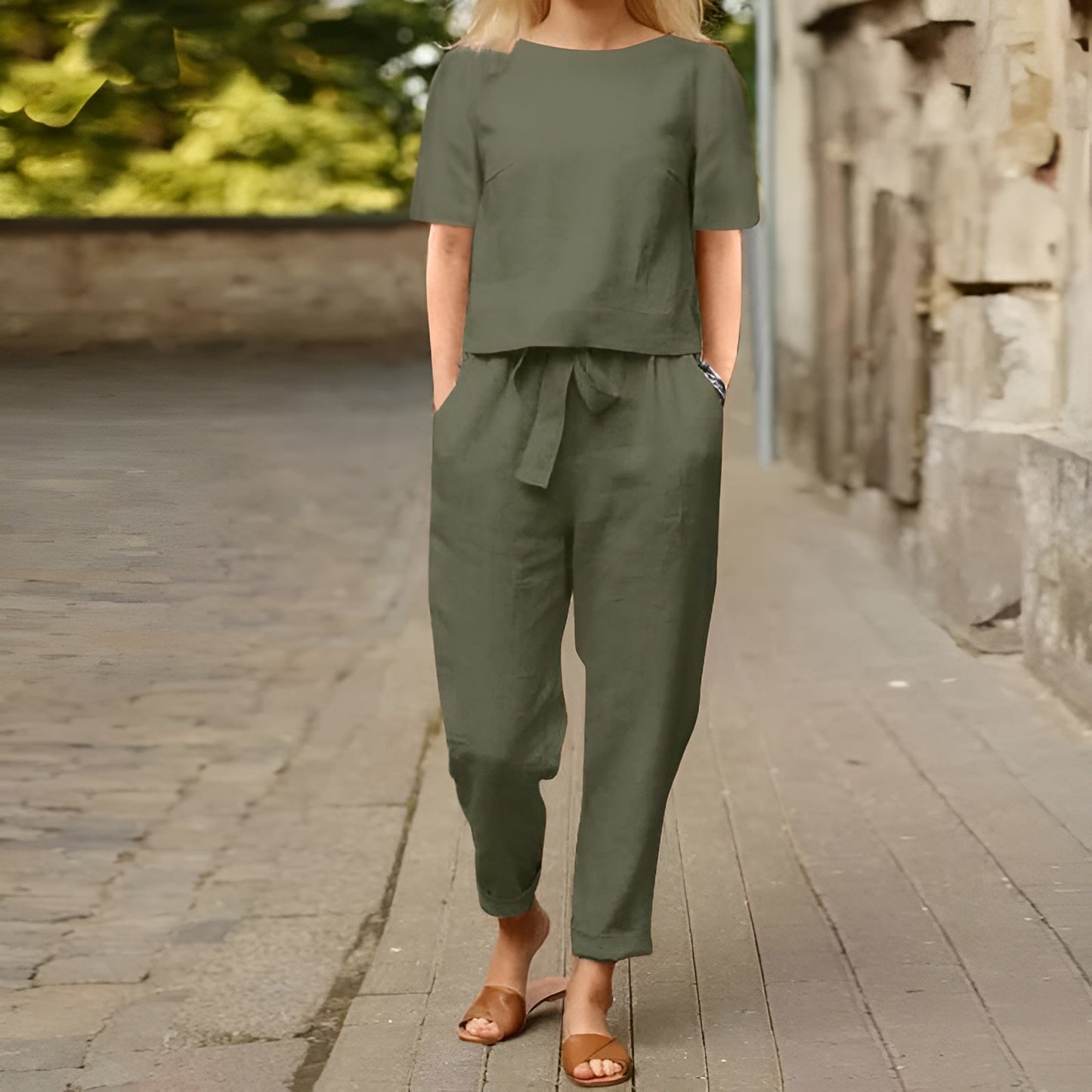 Women's Lightweight Breathable Pantsuit