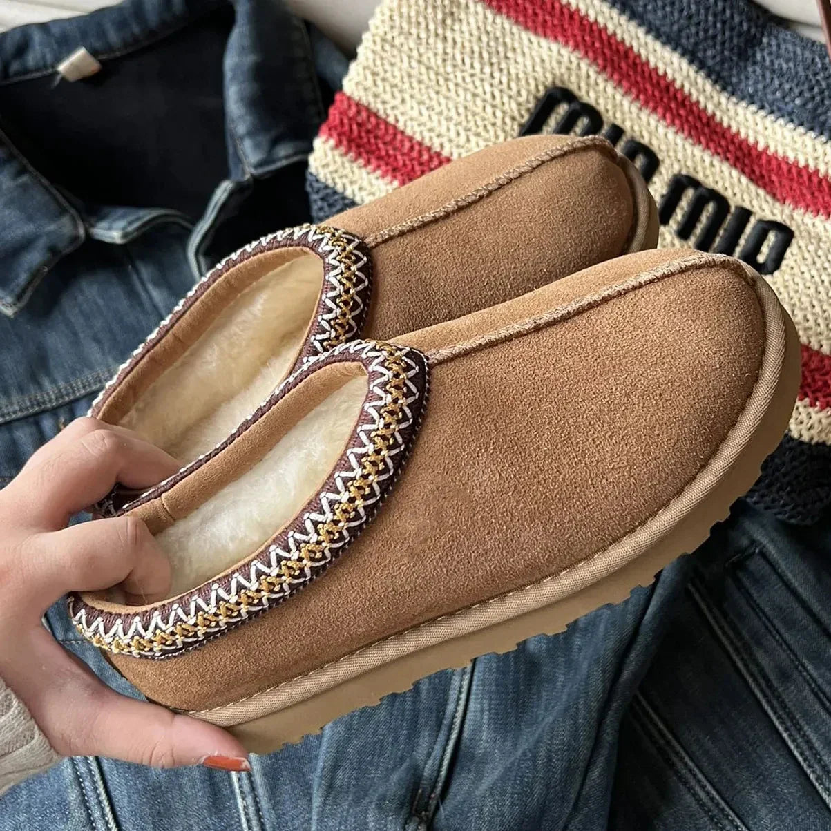 Warm Faux Fur Lined Ankle Boots for Women - OutfitLondon