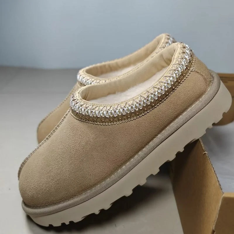 Warm Faux Fur Lined Ankle Boots for Women - OutfitLondon