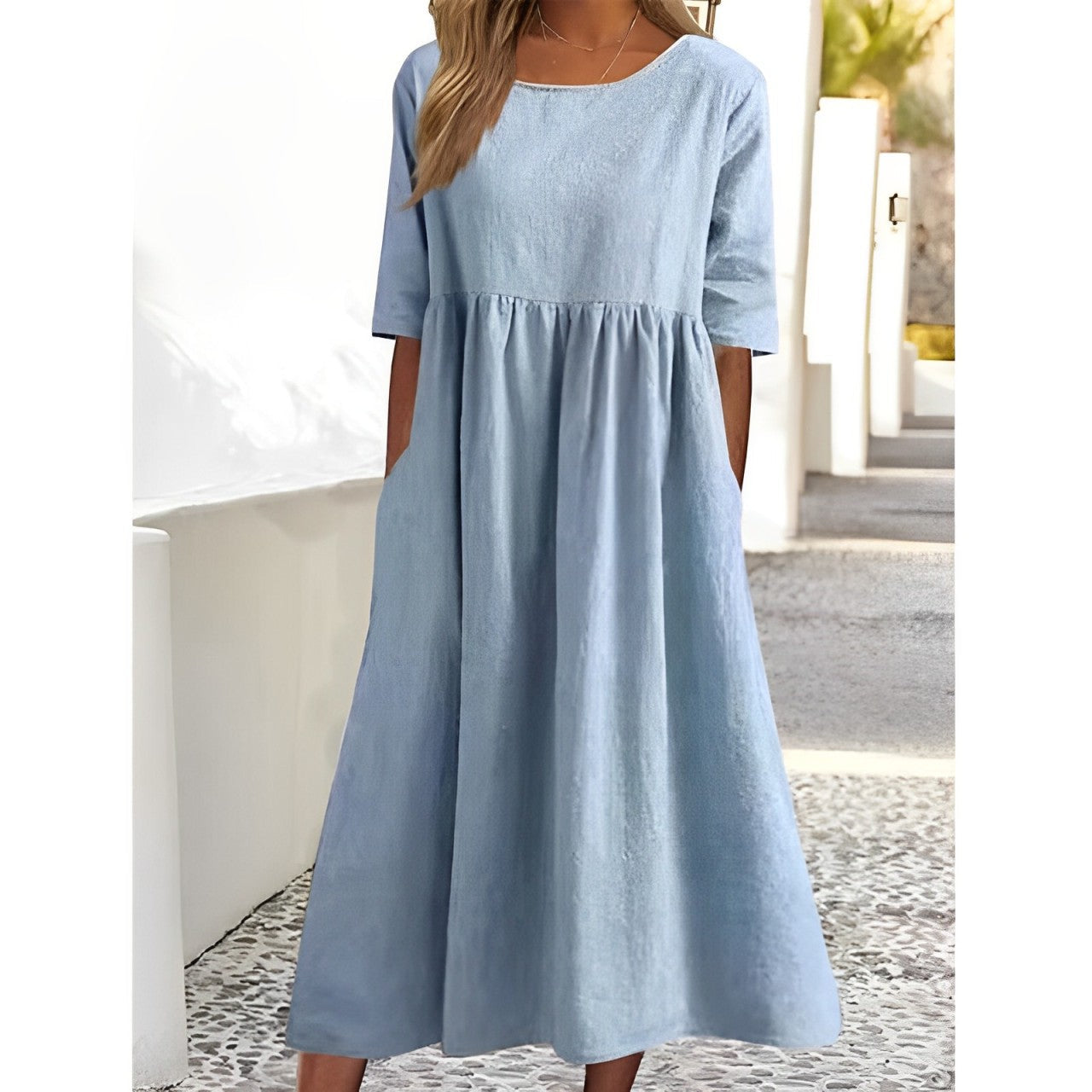 Classic Fit Midi Dress - OutfitLondon