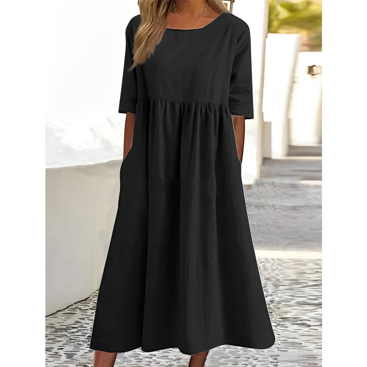 Classic Fit Midi Dress