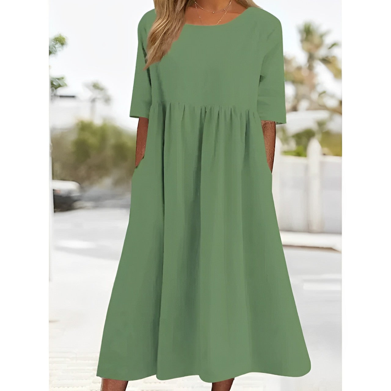 Classic Fit Midi Dress