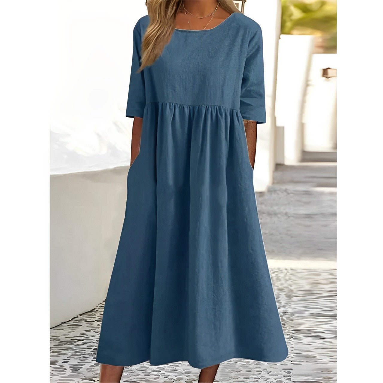 Classic Fit Midi Dress