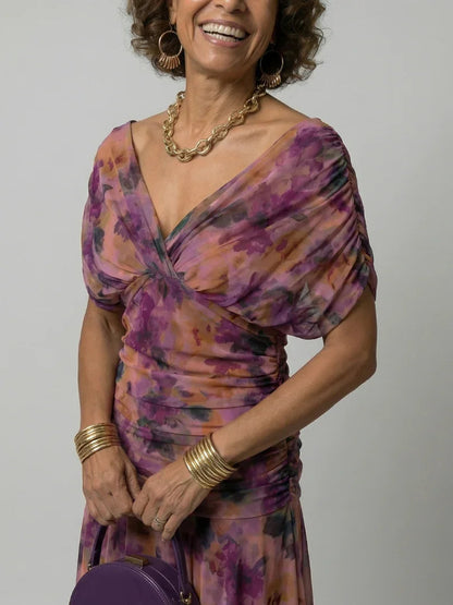 Women's Vintage Lightweight Cotton Maxi Dress