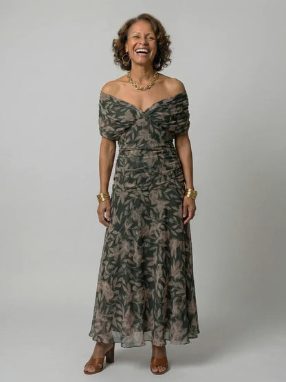 Women's Vintage Lightweight Cotton Maxi Dress