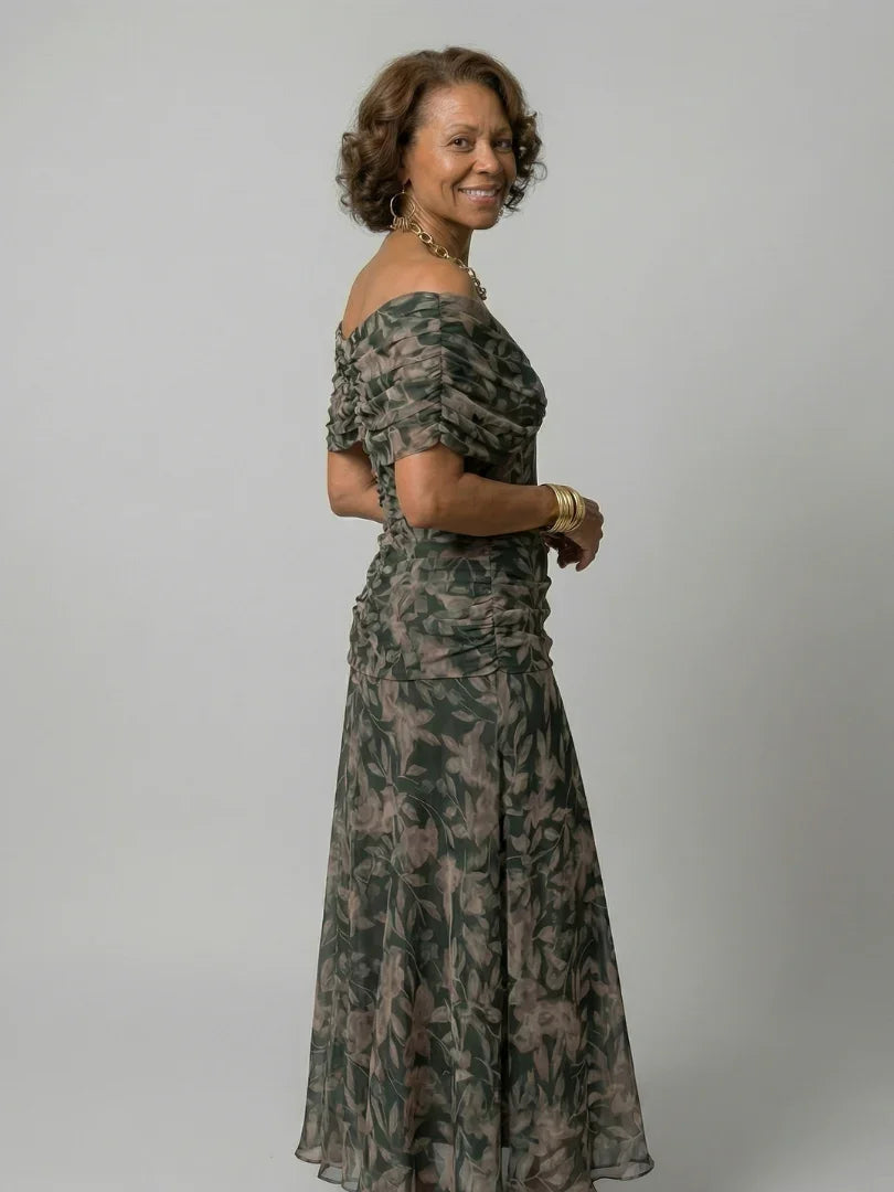 Women's Vintage Lightweight Cotton Maxi Dress