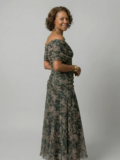 Women's Vintage Lightweight Cotton Maxi Dress
