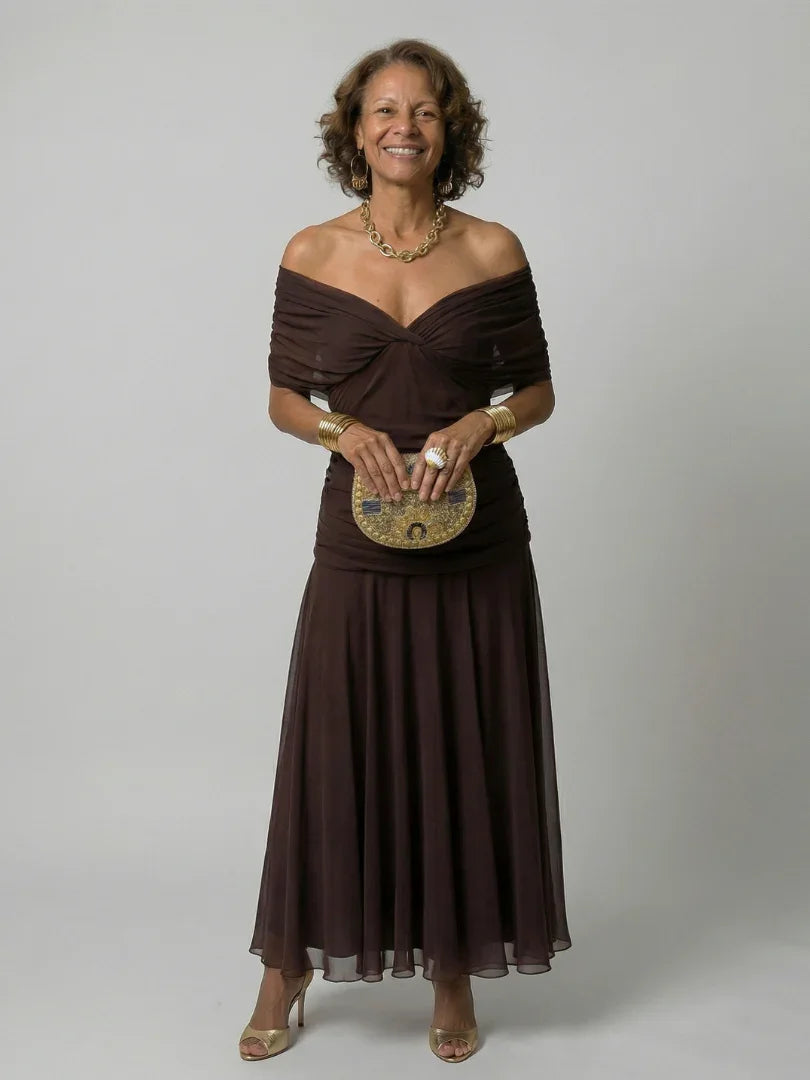 Women's Vintage Lightweight Cotton Maxi Dress