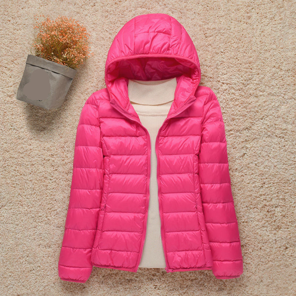 Women's Warm Quilted Parka Coat
