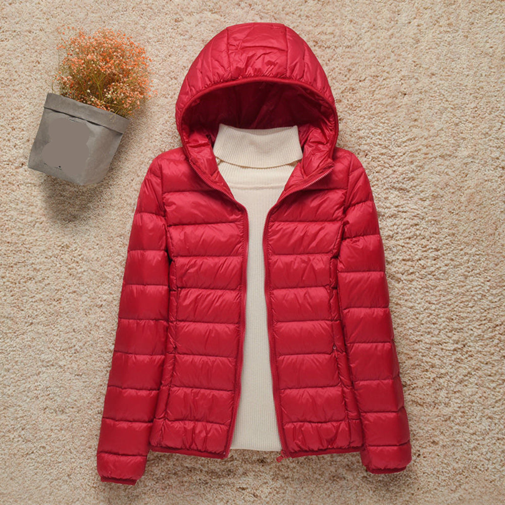 Women's Warm Quilted Parka Coat