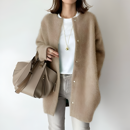 Soft Large Women's Cardigan Sweater - OutfitLondon