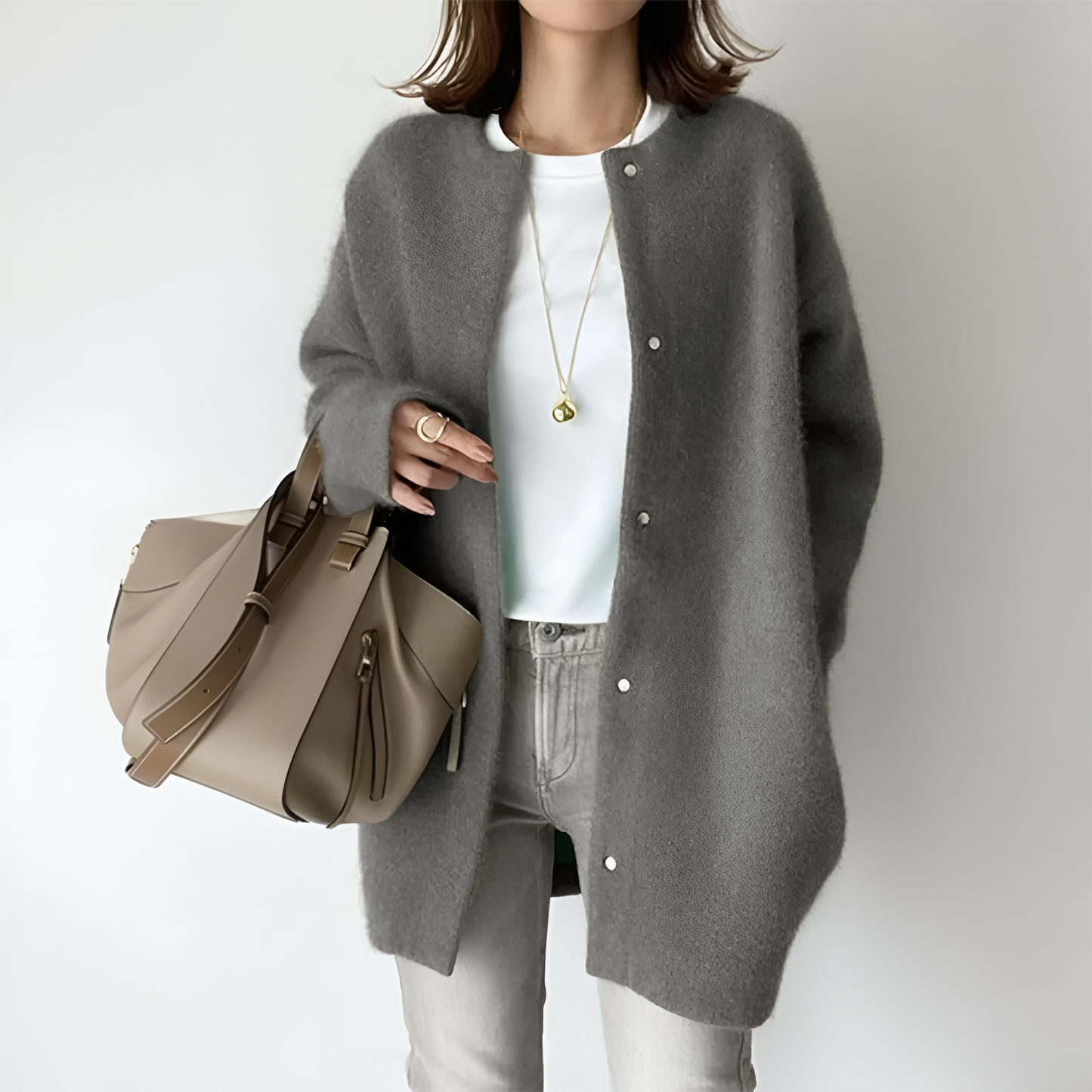 Soft Large Women's Cardigan Sweater